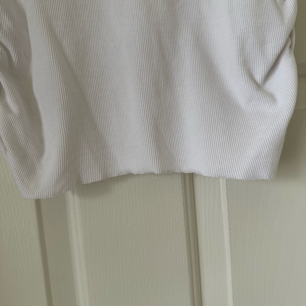 Copper Key White Ruched Side Tank - Picture 3 of 6